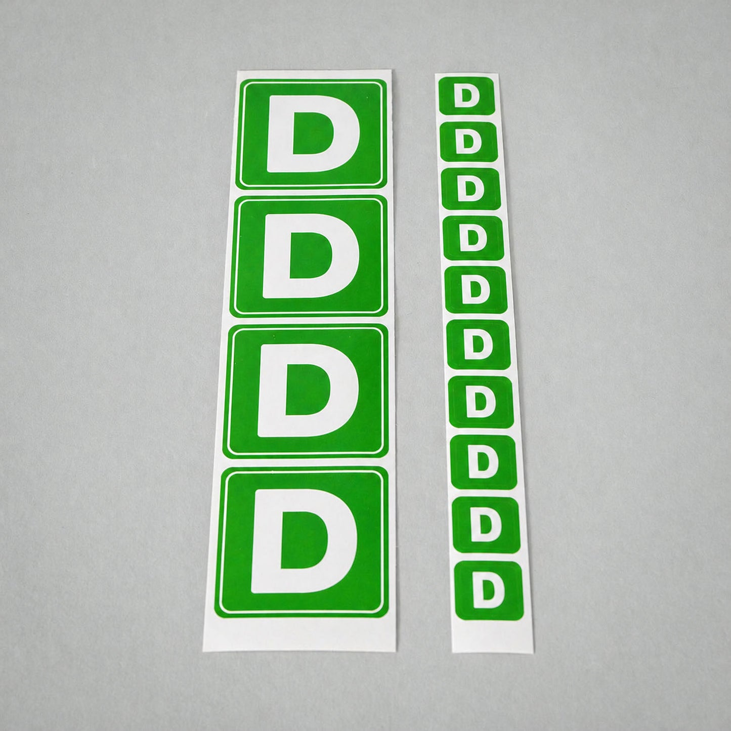Kameratag-Stickerset A Cam und B Cam von setbedarf, inklusive D-Cam Sticker auf weißem Hintergrund