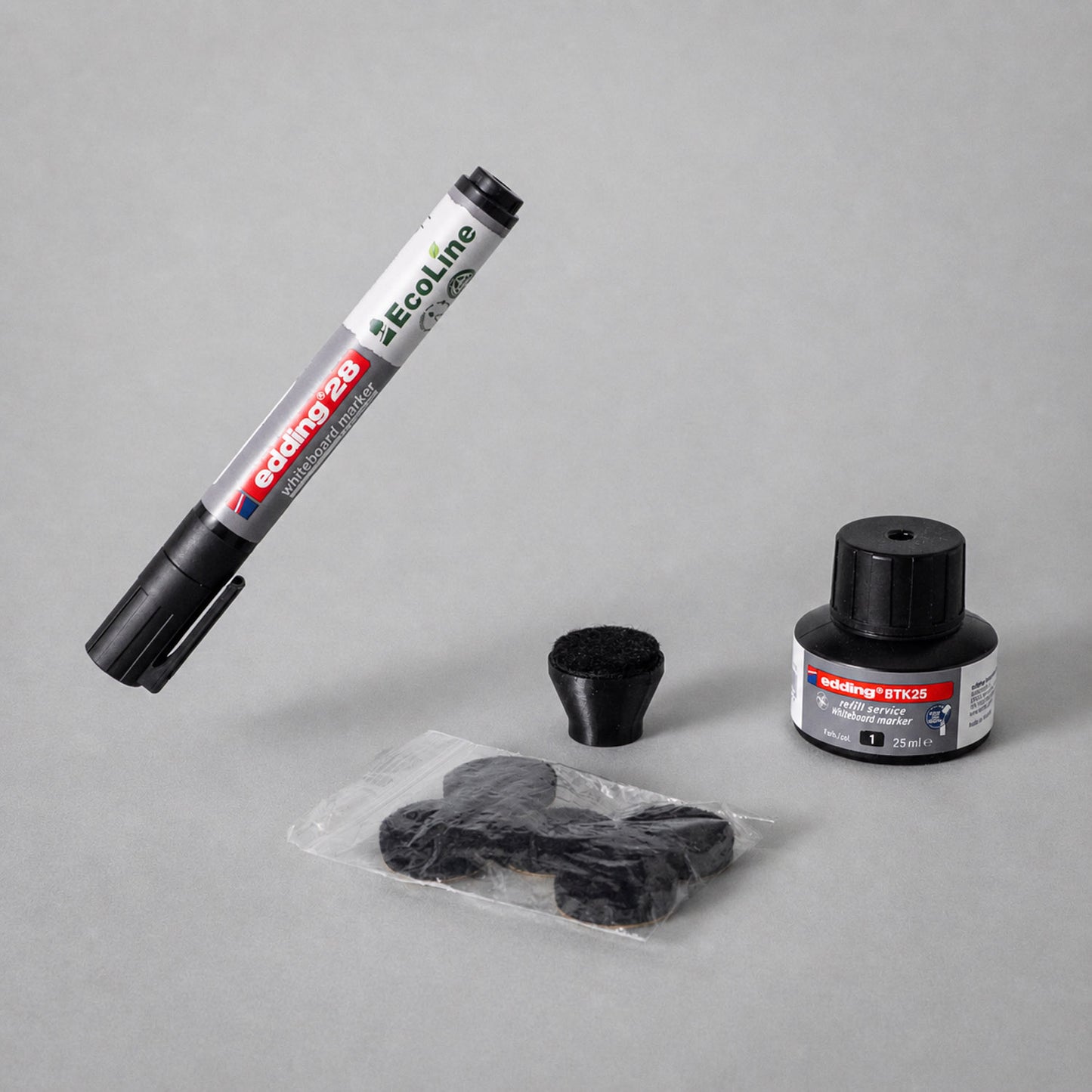 Edding 28 EcoLine Klappenstift-Bundle, umweltfreundliche Marker in praktischer Packung, ideal für kreative Schreibprojekte.