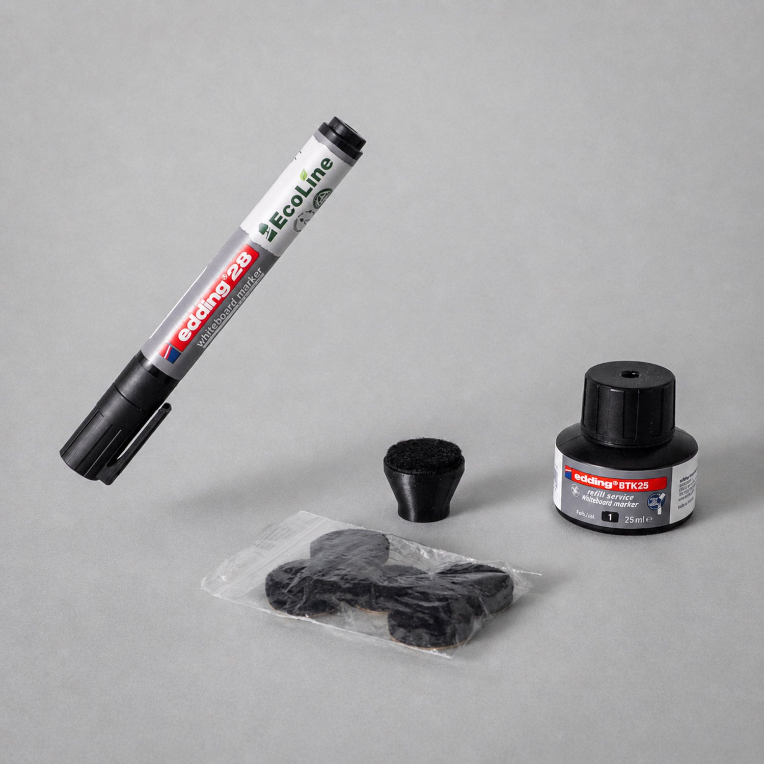 Edding 28 EcoLine Klappenstift-Bundle, umweltfreundliche Marker in praktischer Packung, ideal für kreative Schreibprojekte.