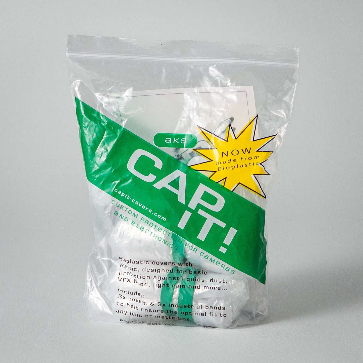 CAP IT! Covers - Regenschutz für Kameras 3er Pack - setbedarf