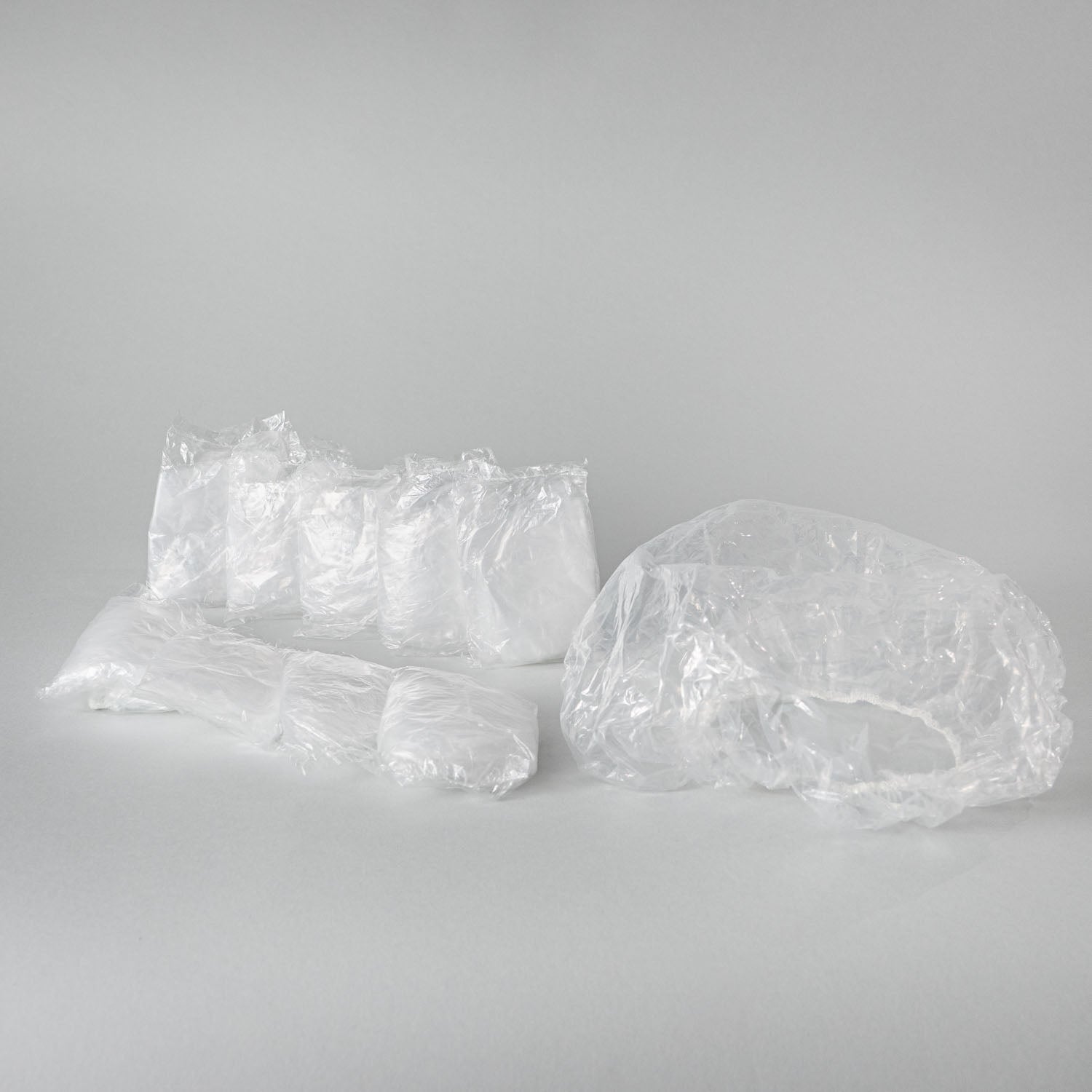 Duschhauben - 10er pack aus Polyethylen - setbedarf