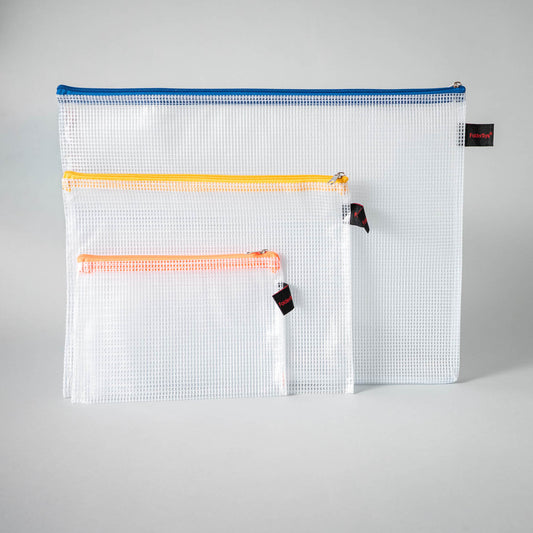 Foldersys Reißverschlussbeutel (Meshbag) - PVC-frei - setbedarf