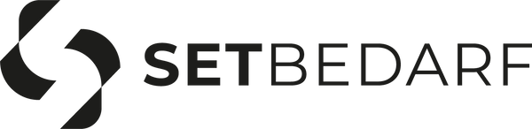 setbedarf Logo schwarz auf transparentem Hinergrund png